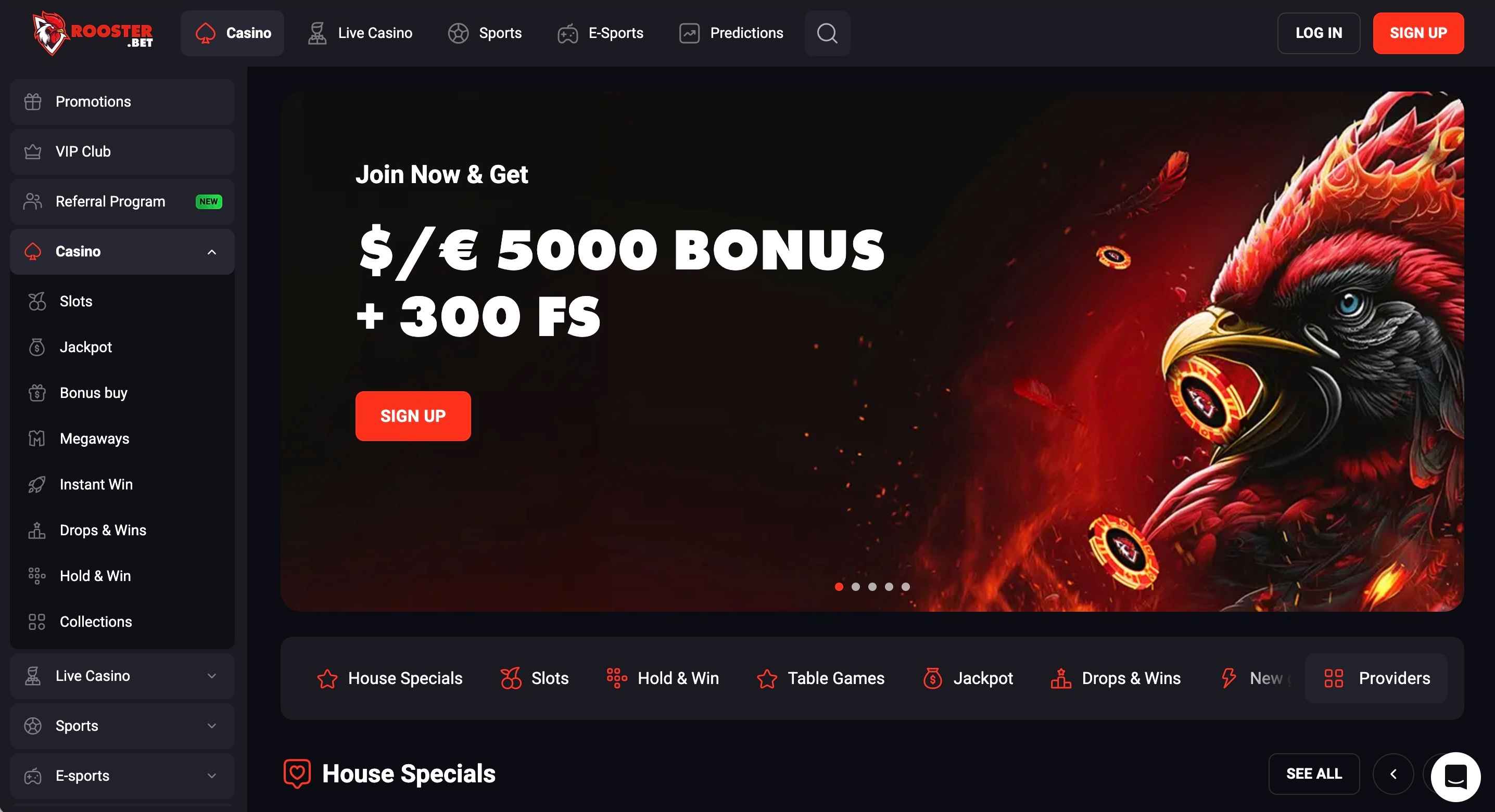 Rooster Bet Casino anmeldelse (2026)